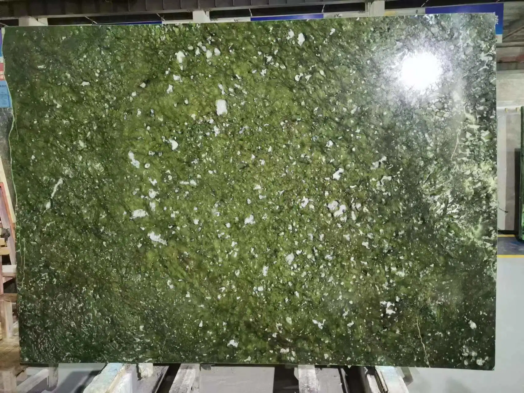 Material de construcción Piedra natural Ming mármol verde para interior comercial Proyectos Marmol