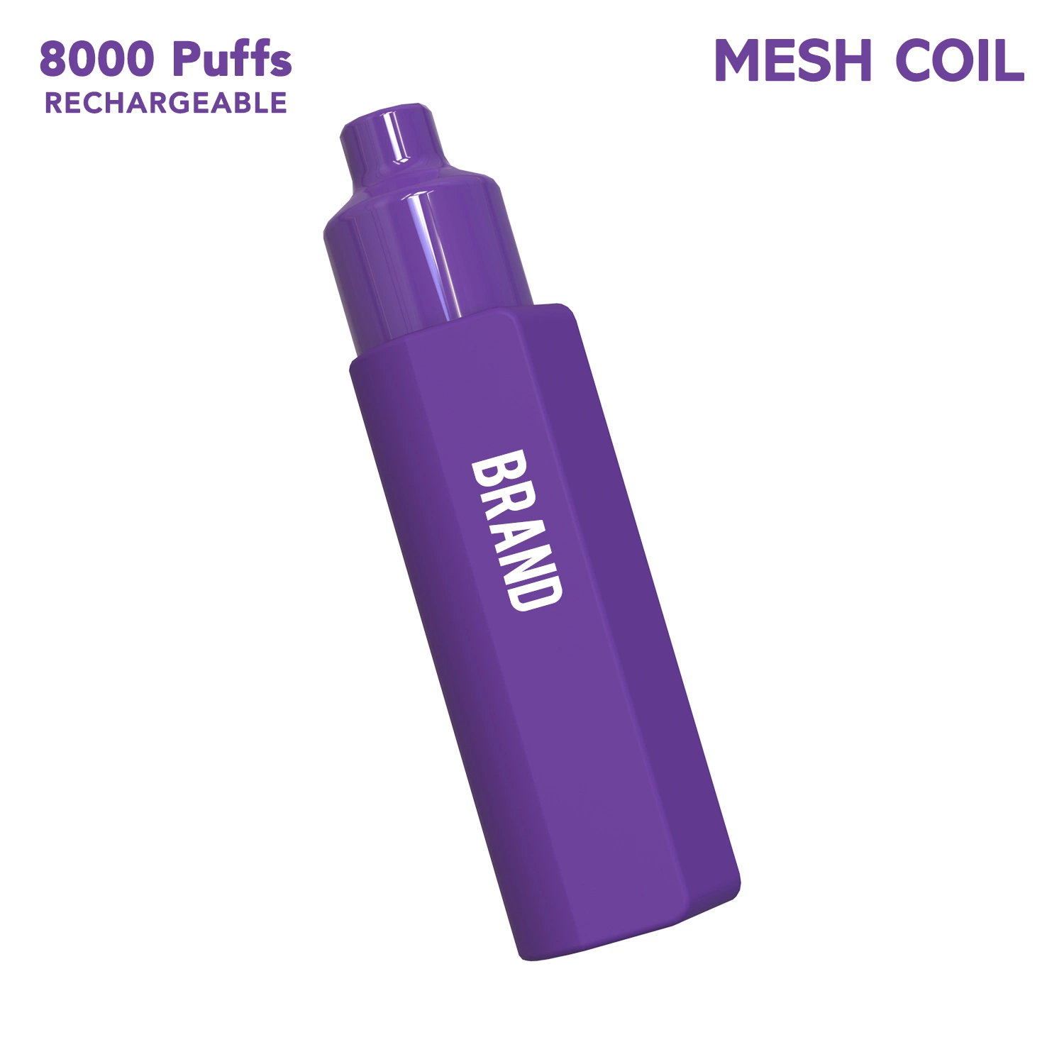 New Released 8000 Puffs Electronic Cigarette Double Mesh Coil Disposable Vape