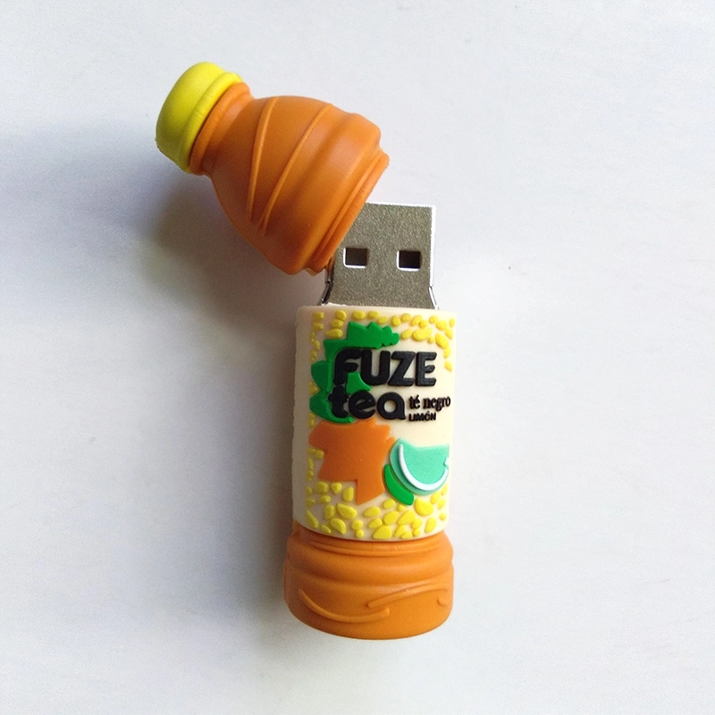Unique Promotional Gift Customized Logo Bottle PVC USB Flash Drive/Pen Drive/USB Flash Disk/USB Pen Memory/USB Pen Stick USB 3.0/3.1 USB Flash Drive