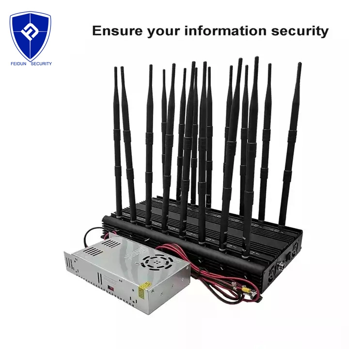 16 Antennas 2g 3G 4G 5g Cell Phone Signal Jammer Blocker Lojack WiFi GPS Jammer