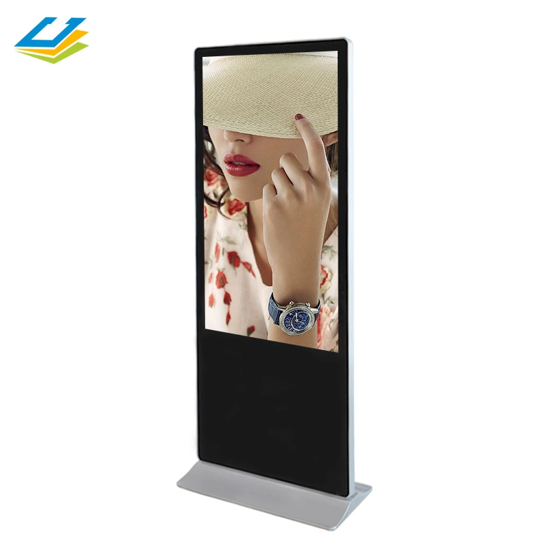 Android OS módulo WiFi integrado Multimedia vertical Suelo de vídeo de pie Panel Smart LCD pantalla táctil de publicidad Kiosk