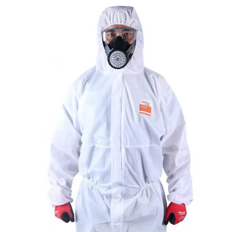 Disposable Asbestos Full Waterproof SMS Protective Suit