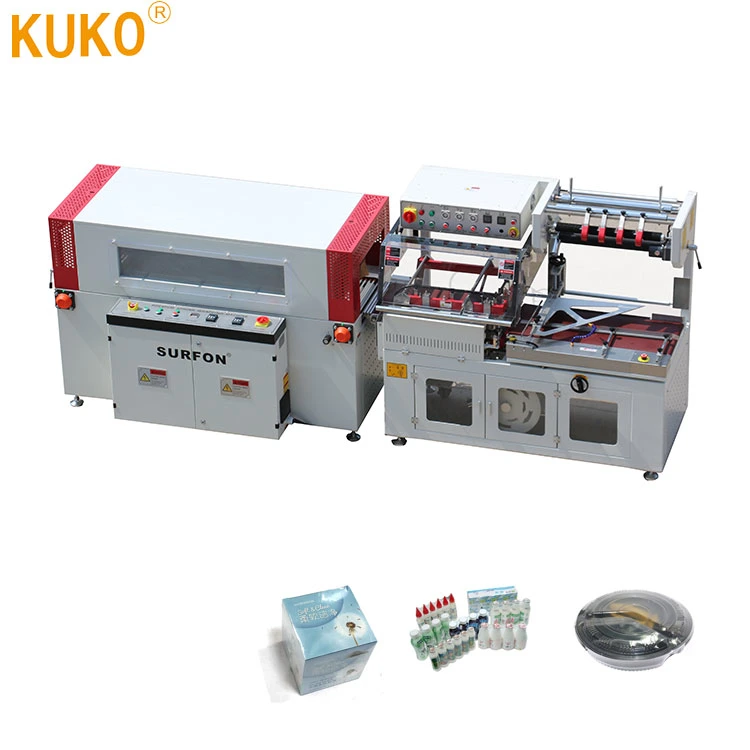 Pencil Boxes Argan Oil Shrink Packing Machine Automatic L Shape Sealer Shrink Packaging Machine