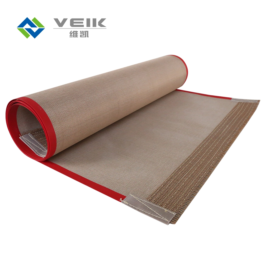 High Temperature PTFE Coated Fiberglass Mesh Conveyor Belts