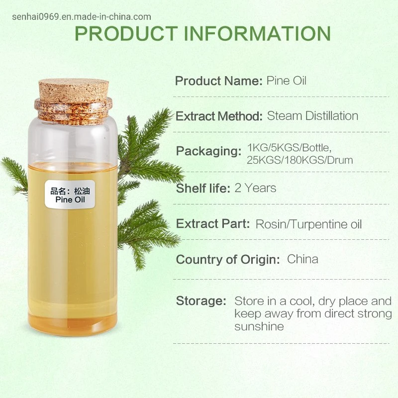 Bulk Wholesale/Supplier Price Natural Flavor Perfume Oil Terpene Alcohol CAS 8002-09-3 Pines Enlargement Pine Oil 85% in Industry Flavor