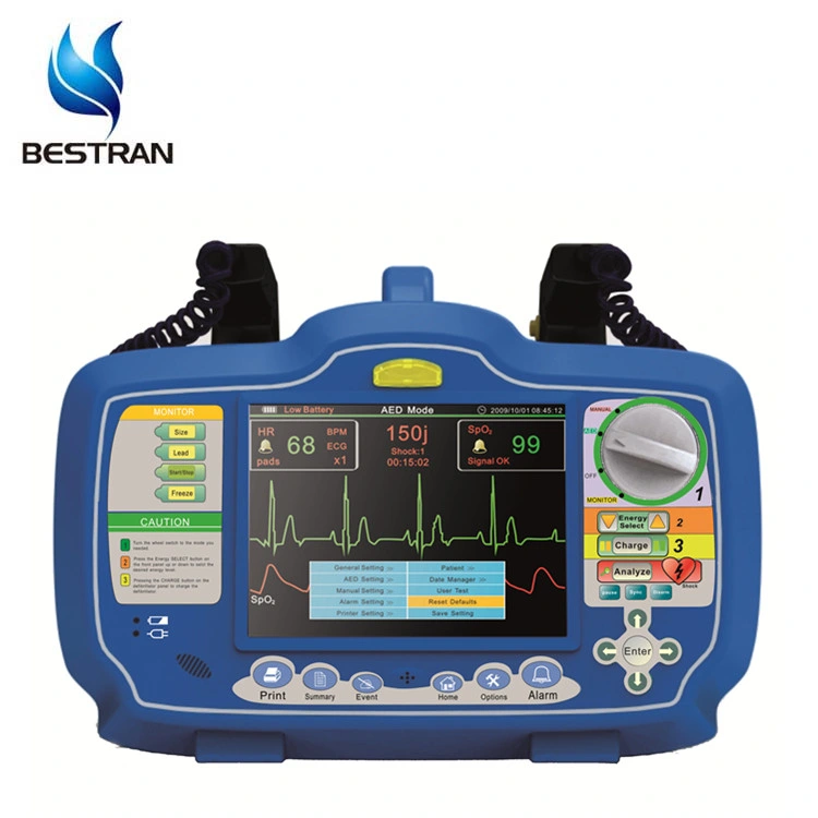 Bt-Aed02 Cheap Medical Portable Manual Aed Defibrillator External Defibrillator