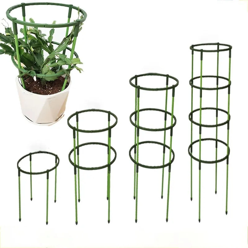 Plant Support Pile Stand Climb for Flowerpot Grow Semicircle Plant Fixing Rod Holder Orchard Garden Bonsai Tool