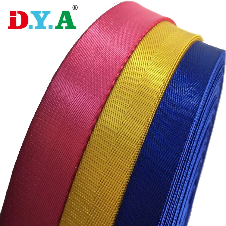 Customize Specification Durable Flat Polyester Nylon Webbing for Backpack Seat Belt Webbing