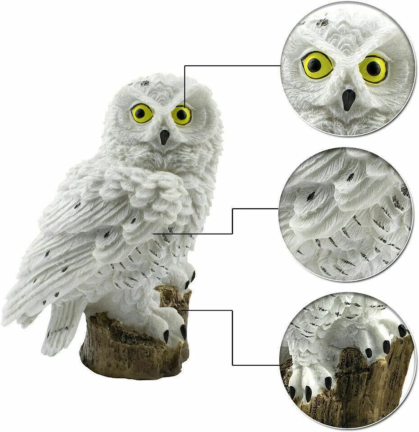 Solar Owl Wind Chime Outdoor LED Light up Bird Wind Chime