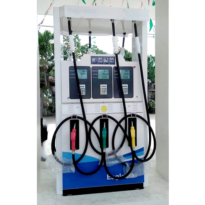 Eaglestar Suction Type Four Nozzles Fuel Dispenser for Gas Station