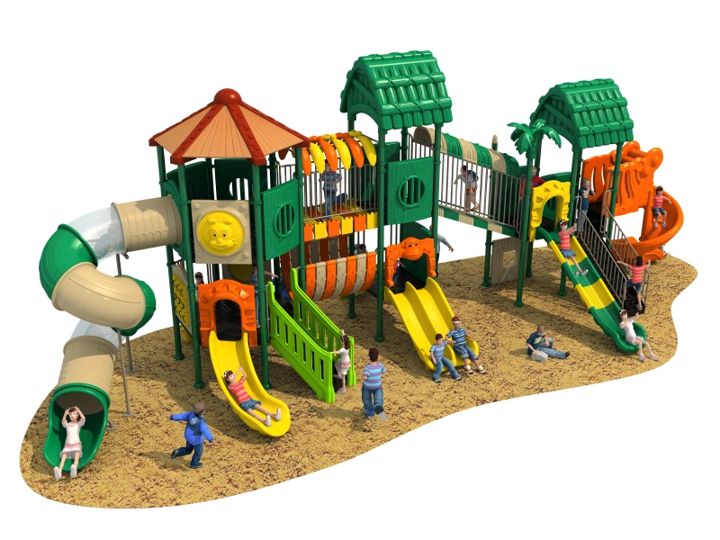 Nuevo bosque de los niños de la serie de juegos al aire libre Parque de Diversiones Anti-Fade Diseño personalizado de escalada infantil Selva Structre Juguetes