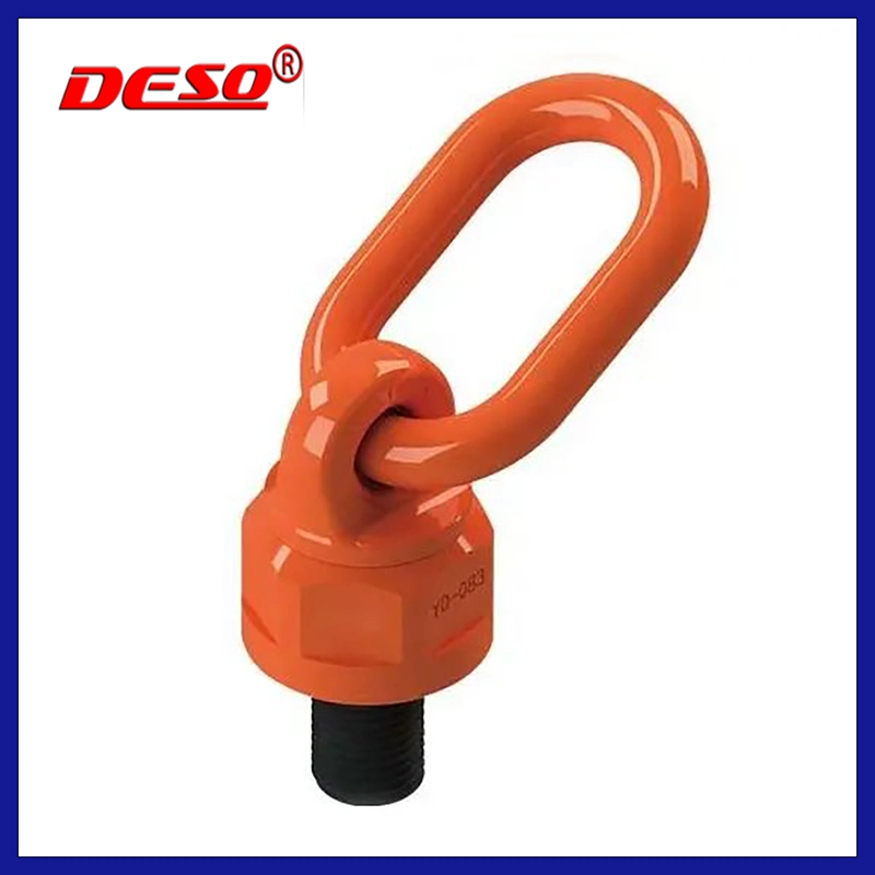 Rigging Hardware Rotating Lifting Screw Point / G80 Swivel Eye Bolt Hoist Ring