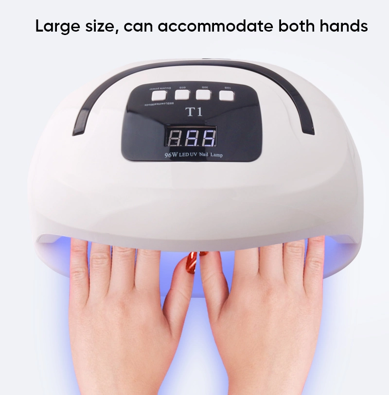 مصباح Nail Lamp 36 LED بمصابيح LED بقوة 72 واط تلمع الجيلز مع المستشعر والمستشعر التلقائي لـ 99/60/30/10 ثوانٍ مجفف الأظافر المهذبة