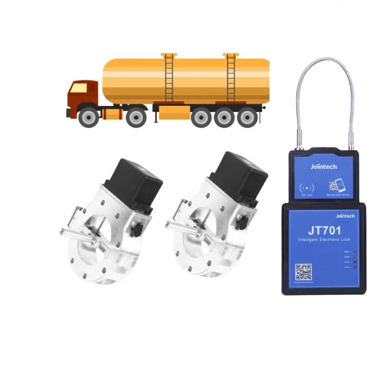 Tank Truck Discharge Valve Smart Live Time Lock