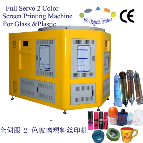 2 Color Cosmetic Bottle Screen Printing Machine