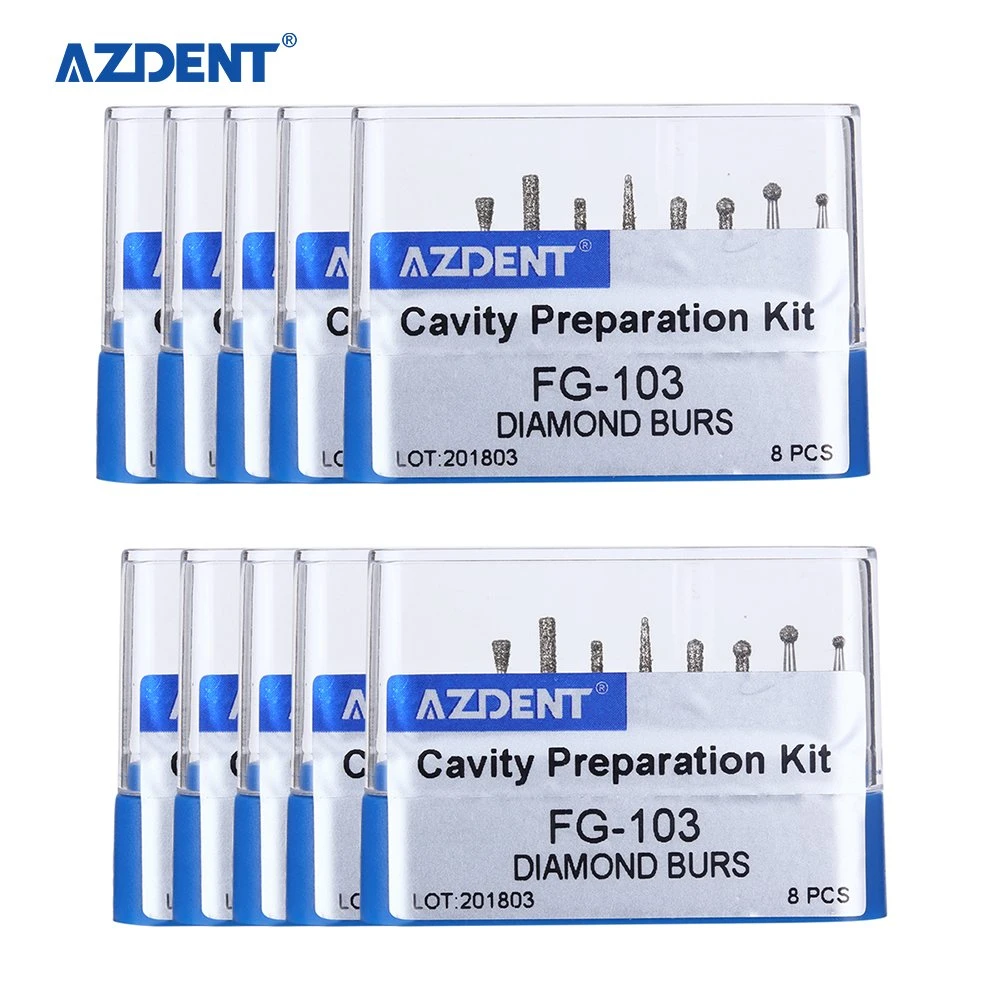 Azdent Diamond Dental Burs Used for Polish Teeth Fg103