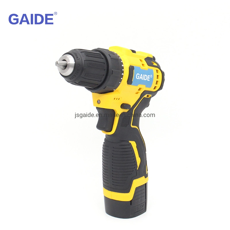 Gaide Small Cordless Drill 18V Cordless Drill Wood or Steel Brushless Motor with Lithium Battery