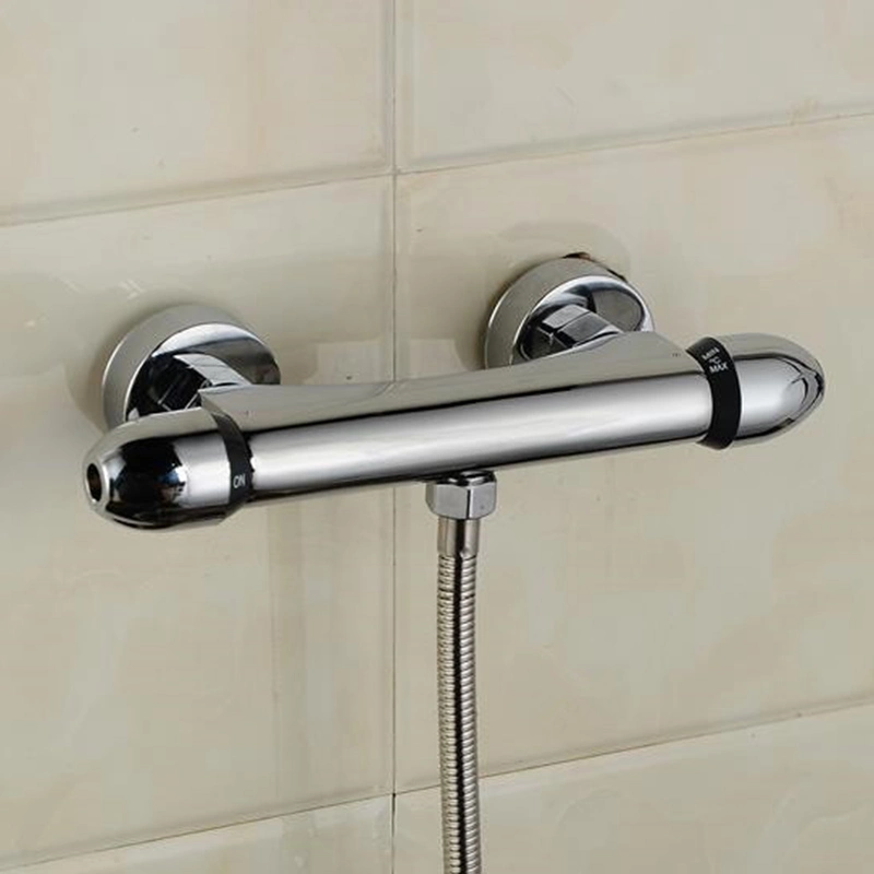 Hot Sale Chrome Brass Bathroom Walll Mounted Thermostatic Bathtub Shower Mixers