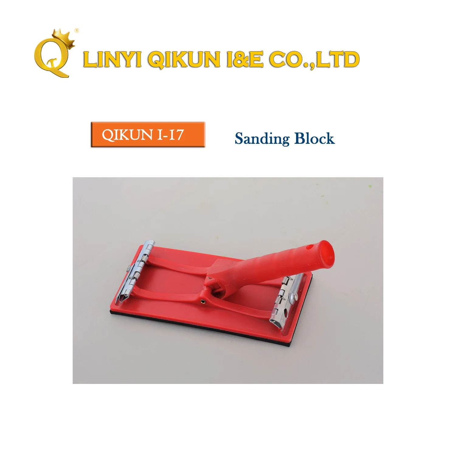 I-14 Construction Hardware Hand Tools Easy Load Sand Paper Press Sanding Block