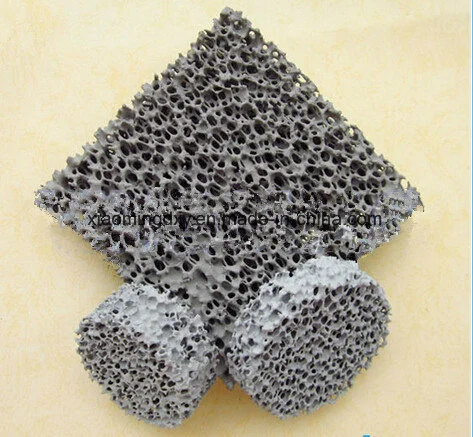 Sic Foam Ceramic Filter Sic Molten Metal Filter for Cast Iron Filtration