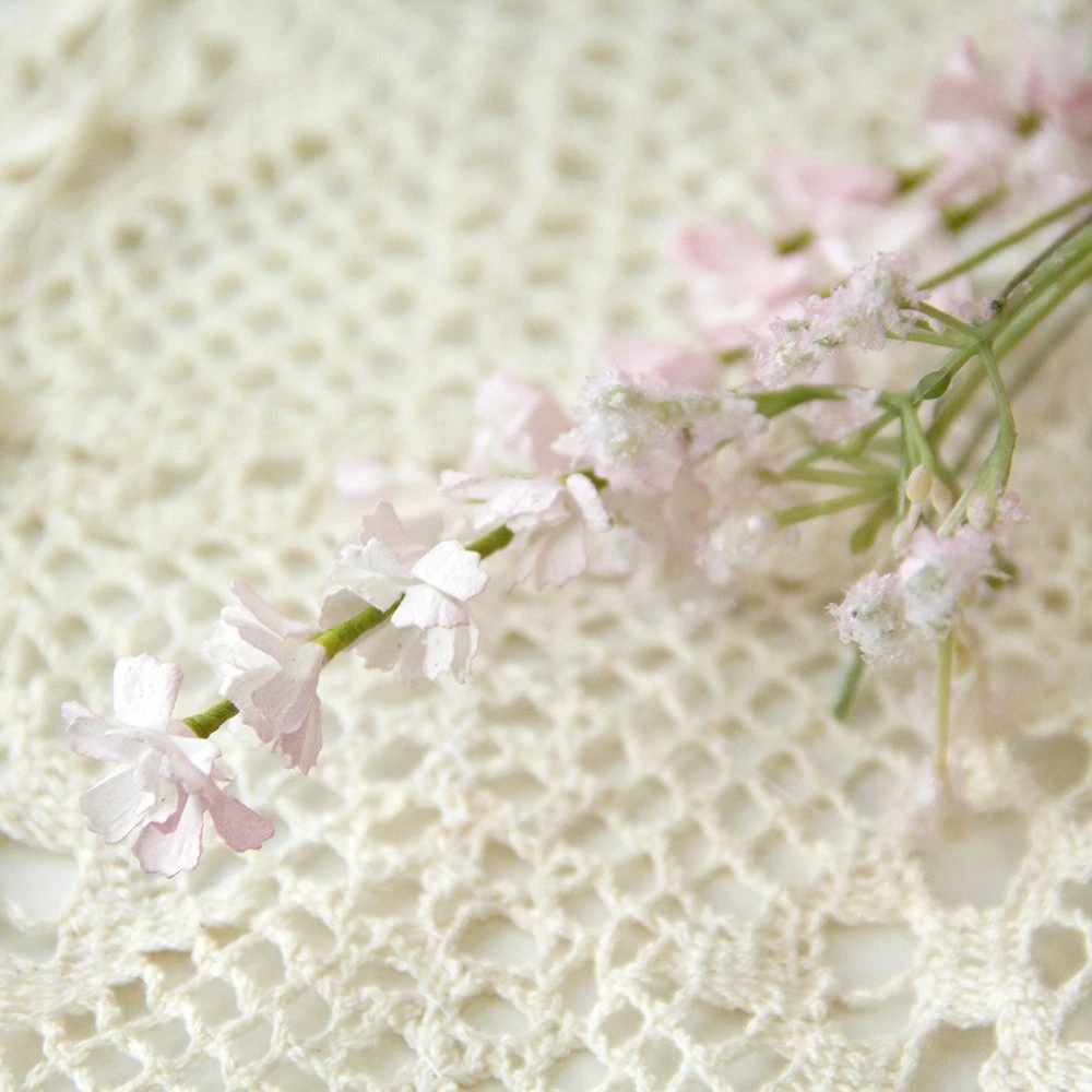 Decoración de primavera y verano de la serie romántica de acero de lavanda barata Flores artificiales de la planta