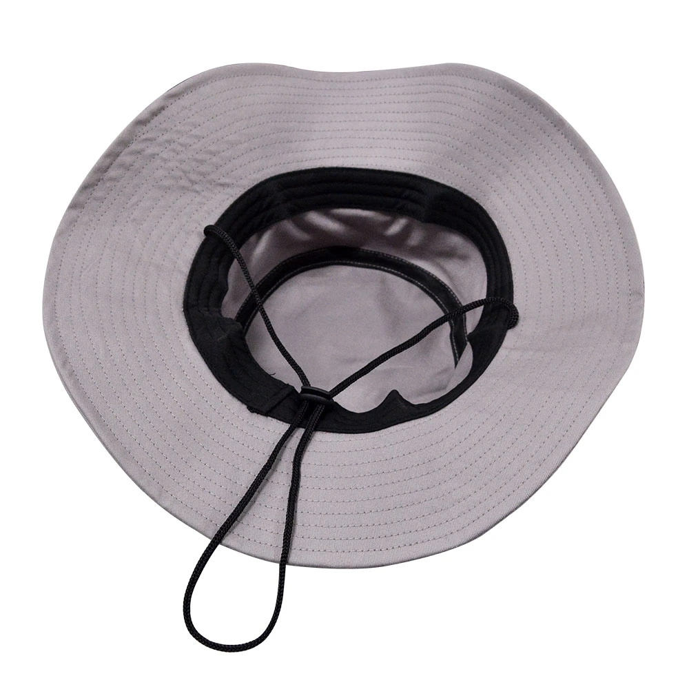 Factory Custom Adjustable Safari Hiking Breathable Fiserman Sports Bucket Hat with Strings