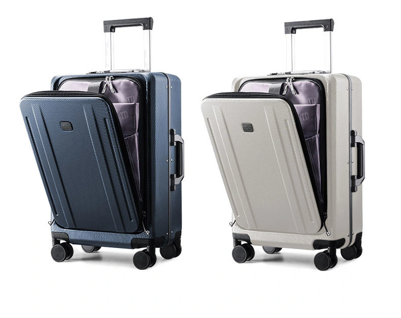 Quality PC 20"24" Inch Wheeled Trolley Luggage Business Leisure Travel Aluminium Frame Draw-Bar Boarding Suitcase Bag Box Case (CY0052)