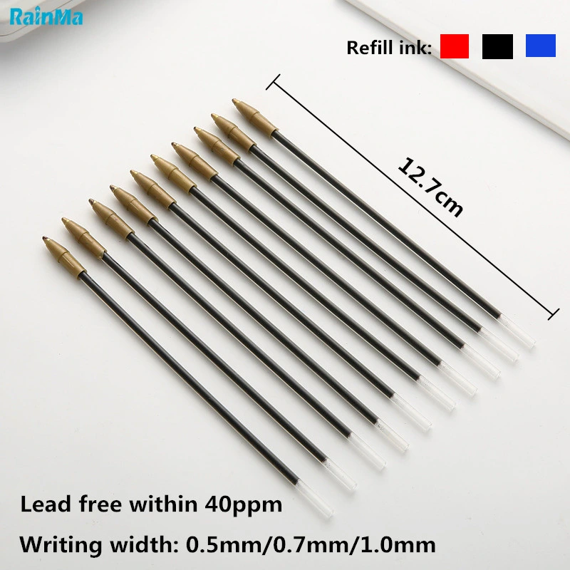 Replaceable Lead Free Metallic Ballpoint Pen Refill for Advertising Promotion Gift