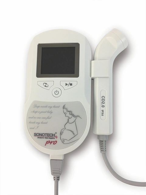 Meditech design&#160;compact Doppler Foetal avec tête téléphones approuvé ce&amp;ISO