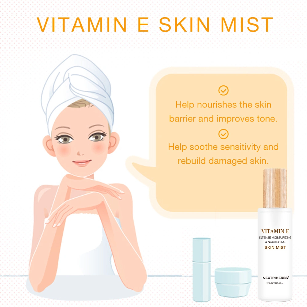 Private Label Natural Vitamin E Moisturzing Firming Facial Anti Wrinkle Mist