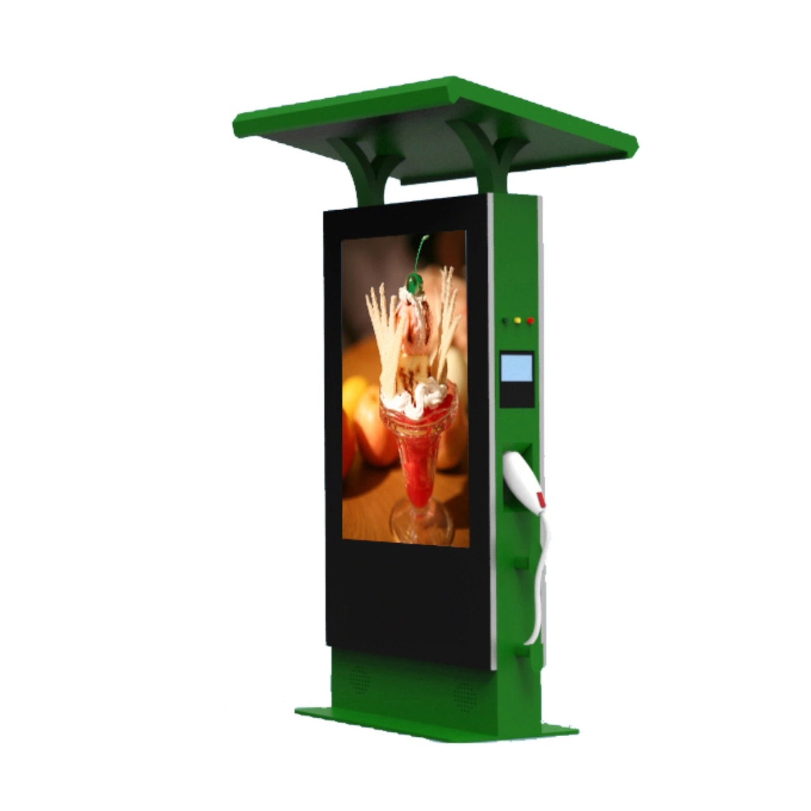 EV Charge Station with LCD Screen for Media Player with Ocpp1.6 1 Phase 7W to Play Video