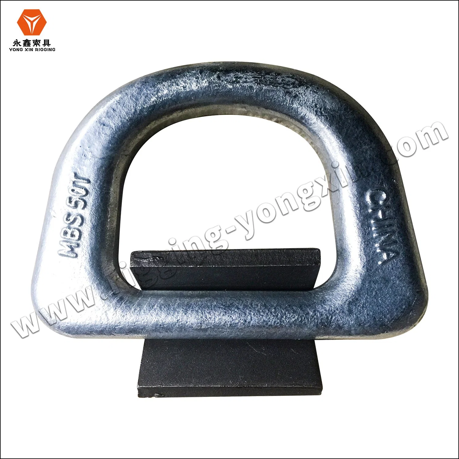 Trailer Parts Cargo Lashing Anchor Iron Trailer D Ring Tie Down Anchor for Loads on Boats Trailers Trucks