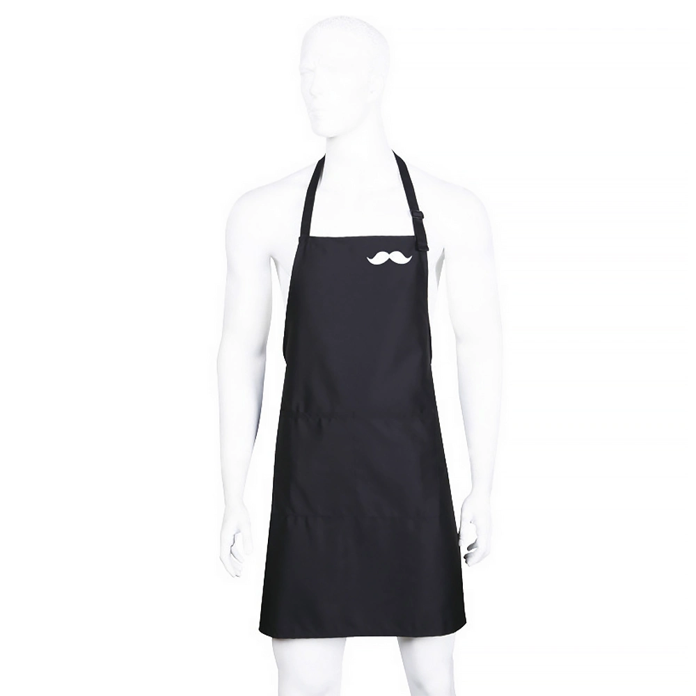 Polyester BBQ Kitchen Cooking Apron Set with Pocket