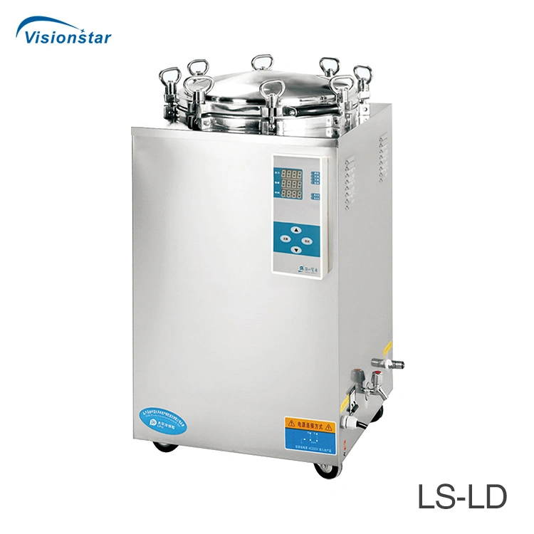 Ls-35ld, Ls-50ld, Ls-75ld, Ls-100ld Vertical Pressure Steam Sterilizer (LED Display Automation)