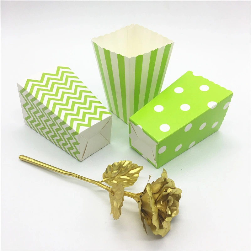 Disposable Paper Popcorn Cup Snack Package Take-out Box