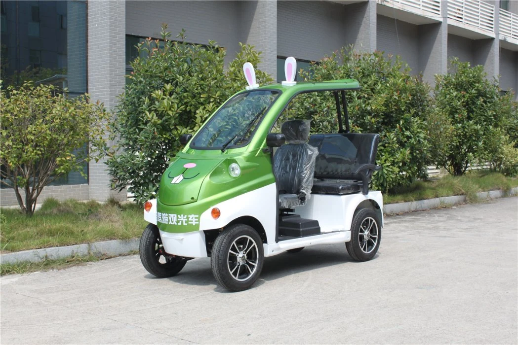 Batteriebetriebene Golfwagen Mini Electric Golfwagen 30km/H Max Speed Sightseeing Auto für den persönlichen Gebrauch