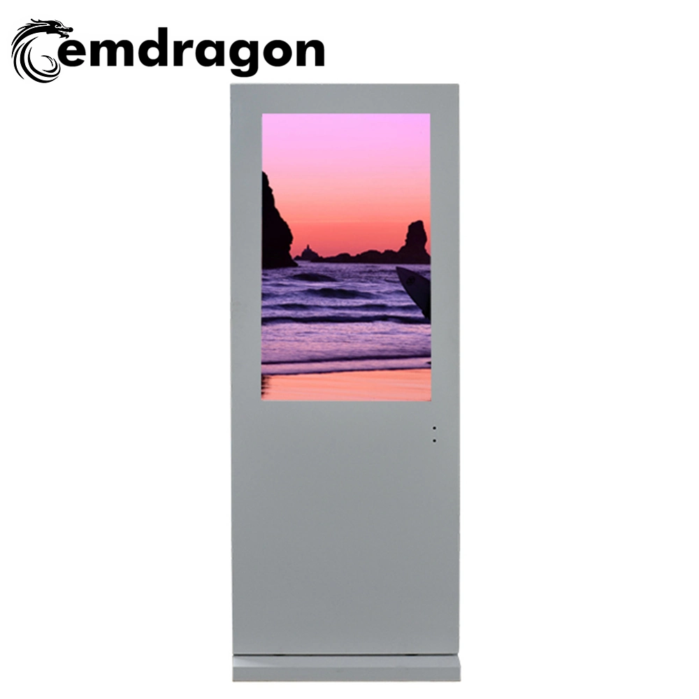 Outdoor LED Display 43 Inch Digital Signage Air-Cooled Vertical Screen Floor Highlighting Outdoor LED Screen