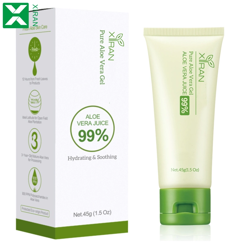 Creme facial puro Toner Aloe Alimentando Gel Hidratante Karité hidratante de Aloe Vera Definido