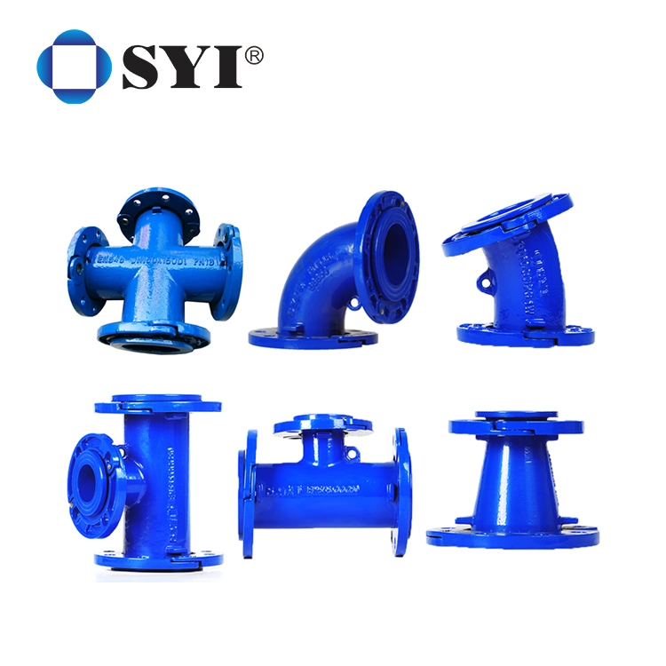 Factory Direct Supply Water Sewerage Pipeline Projects Ductile Iron Loosing Flanged Pipe Fittings