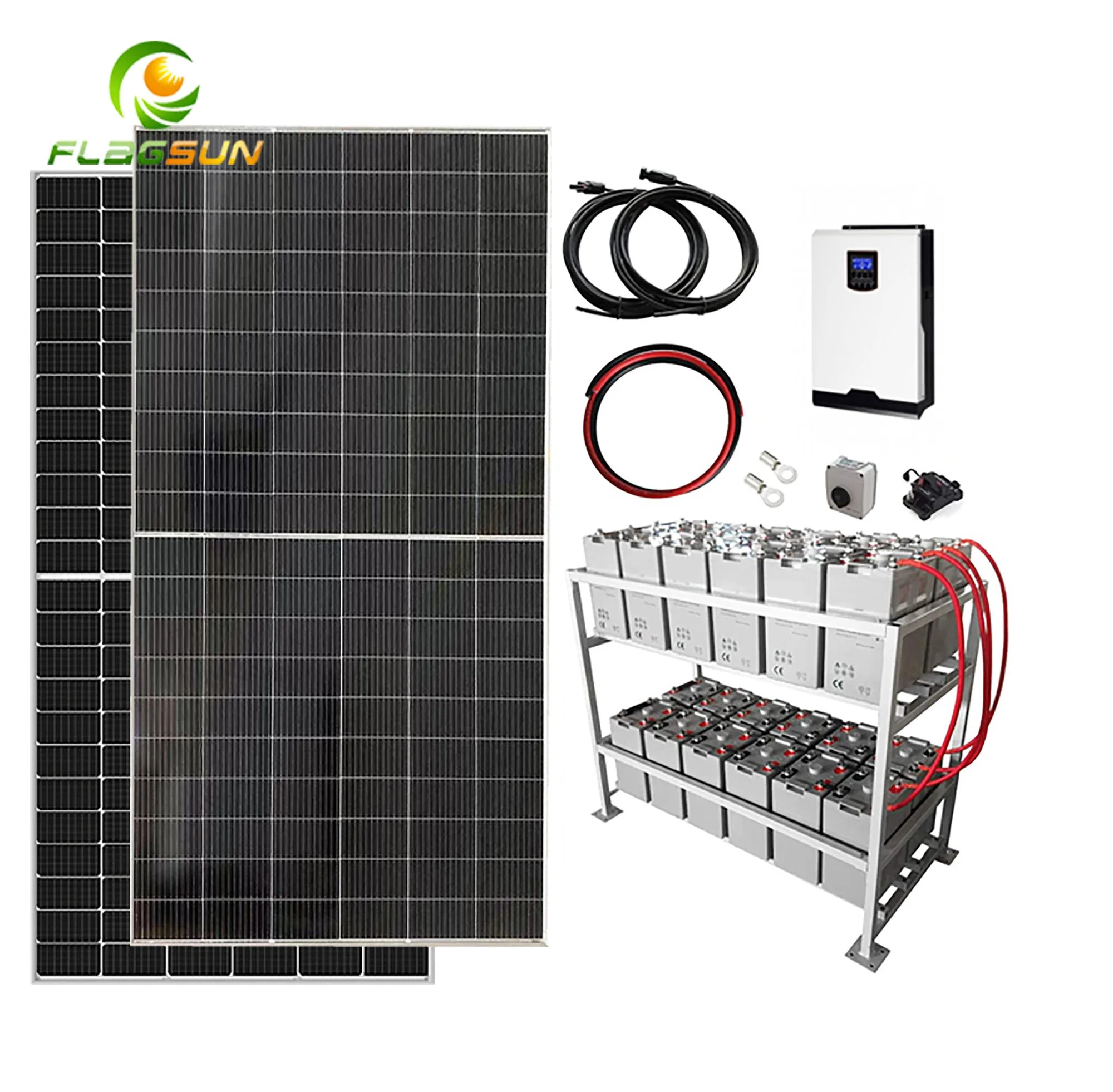 25 Years Warranty 5kw 8kw 10kw Good Price Grid Tied Solar Energy System for Home