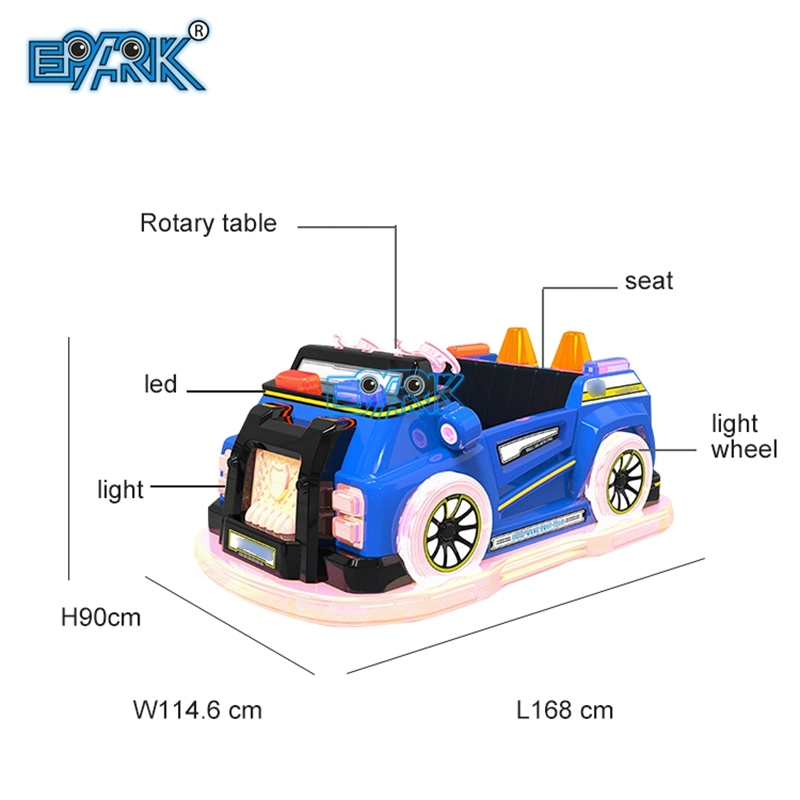 Outdoor Children's Electric Amusement Car Paw Swat Team Electric Toy Car Kiddie Ride