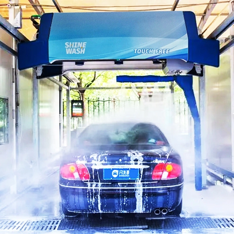 Shinewash 360 Automatic Car Wash with Drying System Foam Wax Chasis Wash Touchless Robot Car Washing Machine