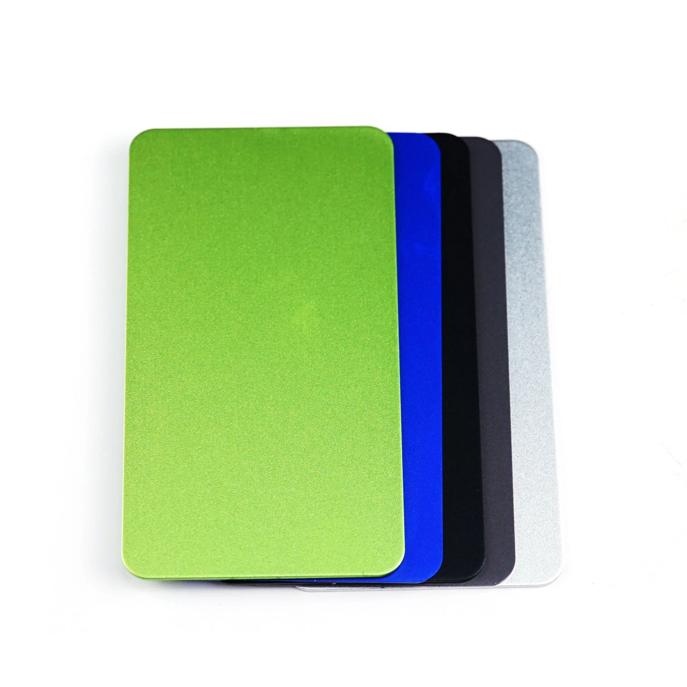 Anodized Aluminum Business Card 0.8mm Anodized Aluminum Business Cards Blanks Sheet Metal Fabrication