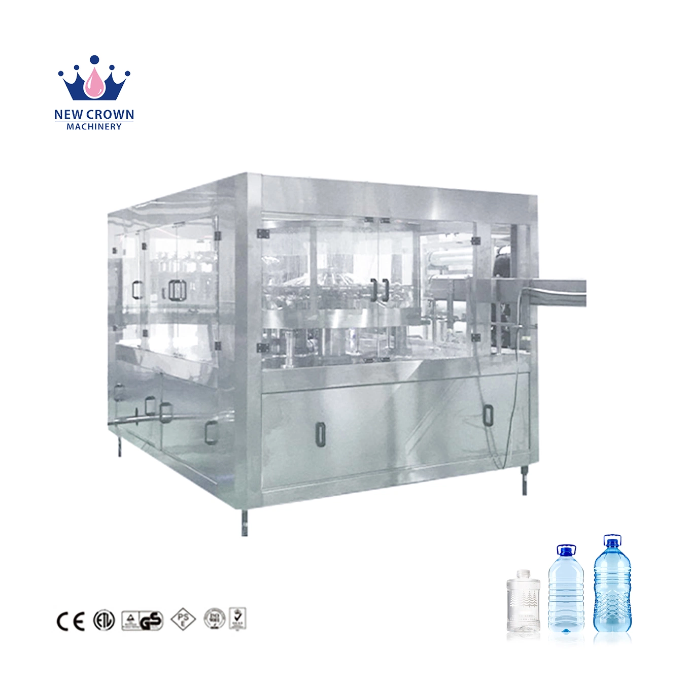 Hot Sale Custom Design Full Automatic 5L Pet Plastic Bottle Drink Water Filling Machine