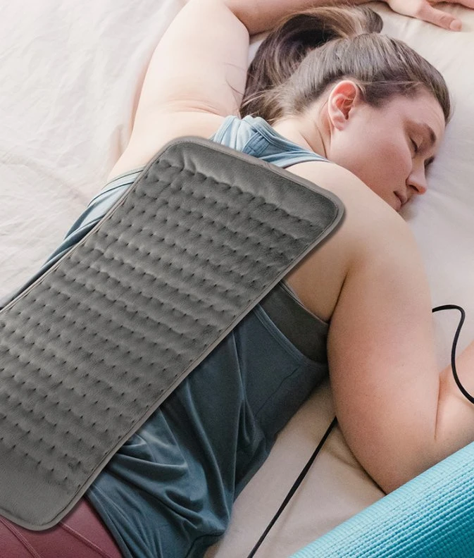 Wholesale/Supplier Price 12*24" Large Size Electric Heating Warming Pad Moist and Dry Therapy 9 Heat Settings