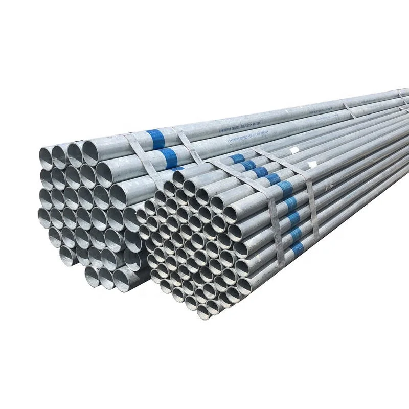 High Quality Hot Dipped ASTM Galvanized Steel Pipe Round Gi Tubes for Construction