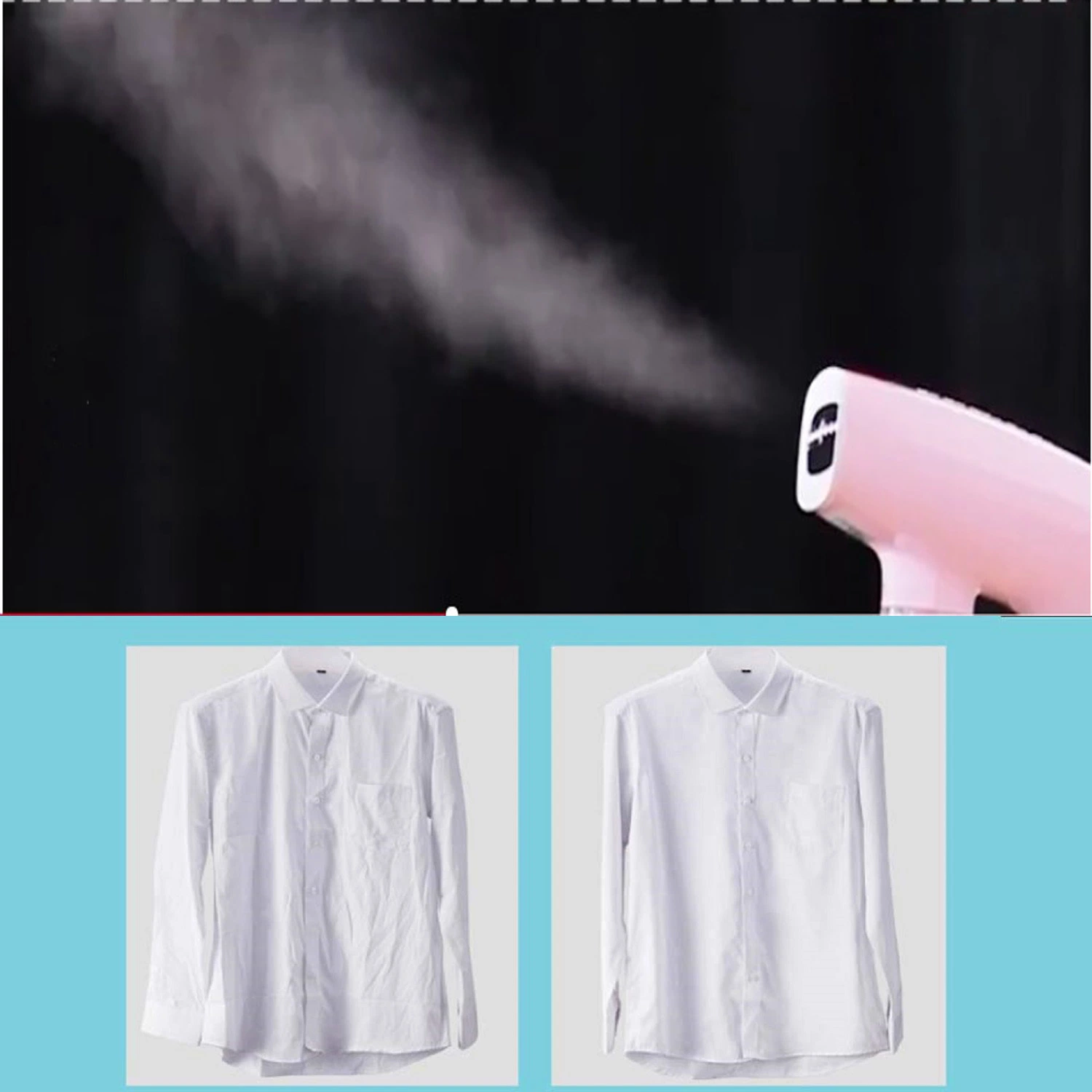 Home Portable Mini Electric Steam Brush Garment Steamer Foldable