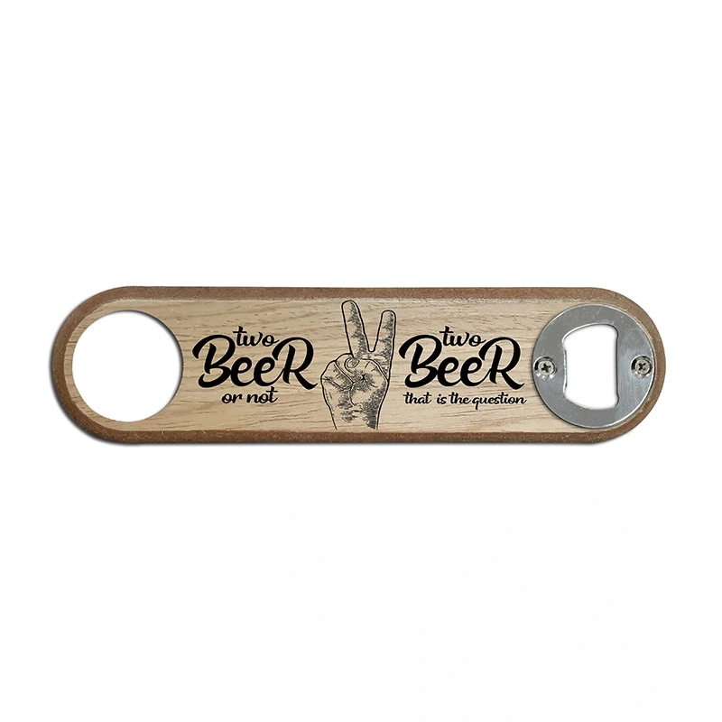 Custom Wood Bar Blade Beer Bottle Opener