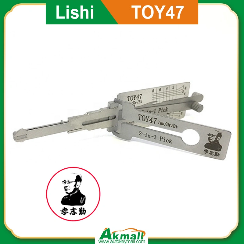 Original Lishi Toy47 Ign/Dr/Bt 2-in-1 Auto Lock Pick & Decoder