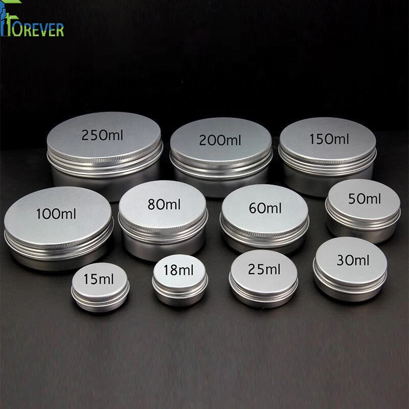 Chinese Supplier Food Grade Gold Metel Aluminum Jar with Window